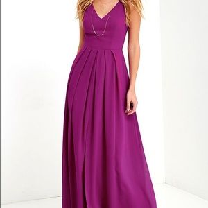 magenta prom dress // lulu’s